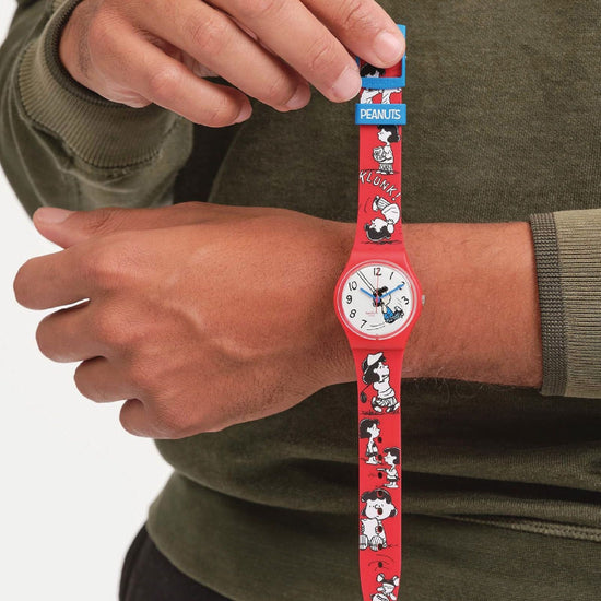 Orologio solo tempo Swatch Peanuts unisex SO28Z106-5