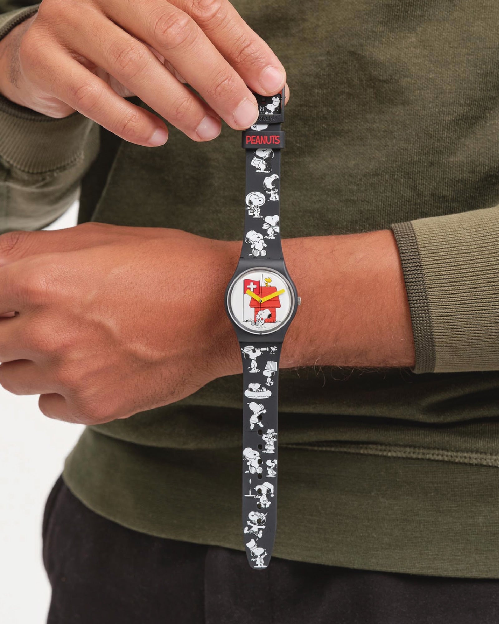 Orologio solo tempo Swatch Peanuts unisex SO28Z107-4