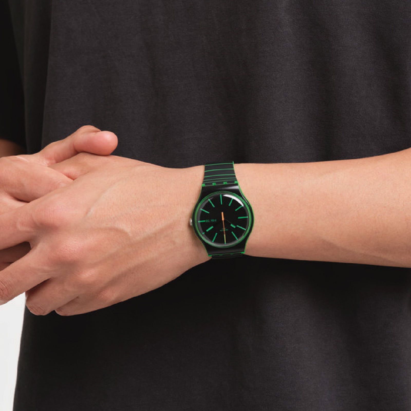 Orologio solo tempo Swatch Monthly Drops da uomo SO29G702-3