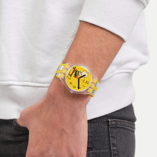 Orologio solo tempo Swatch Peanuts unisex SO29Z101-3