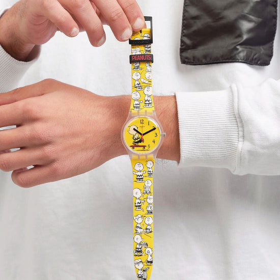 Orologio solo tempo Swatch Peanuts unisex SO29Z101-4