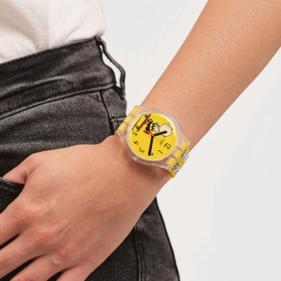 Orologio solo tempo Swatch Peanuts unisex SO29Z101-5