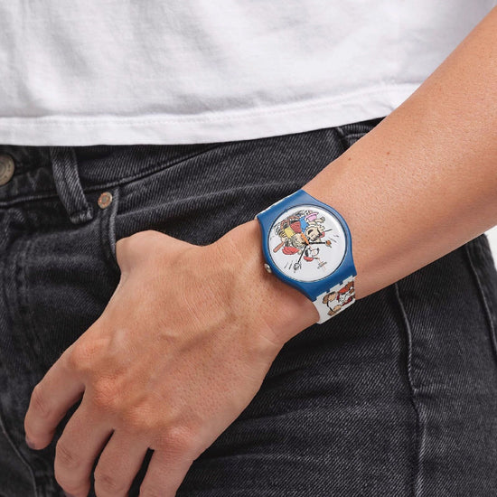 Orologio solo tempo Swatch Peanuts unisex SO29Z107-3