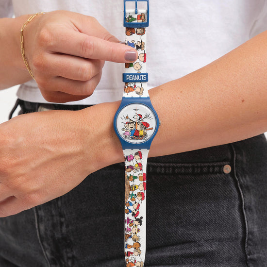 Orologio solo tempo Swatch Peanuts unisex SO29Z107-4