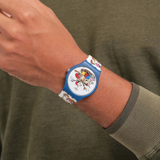 Orologio solo tempo Swatch Peanuts unisex SO29Z107-5