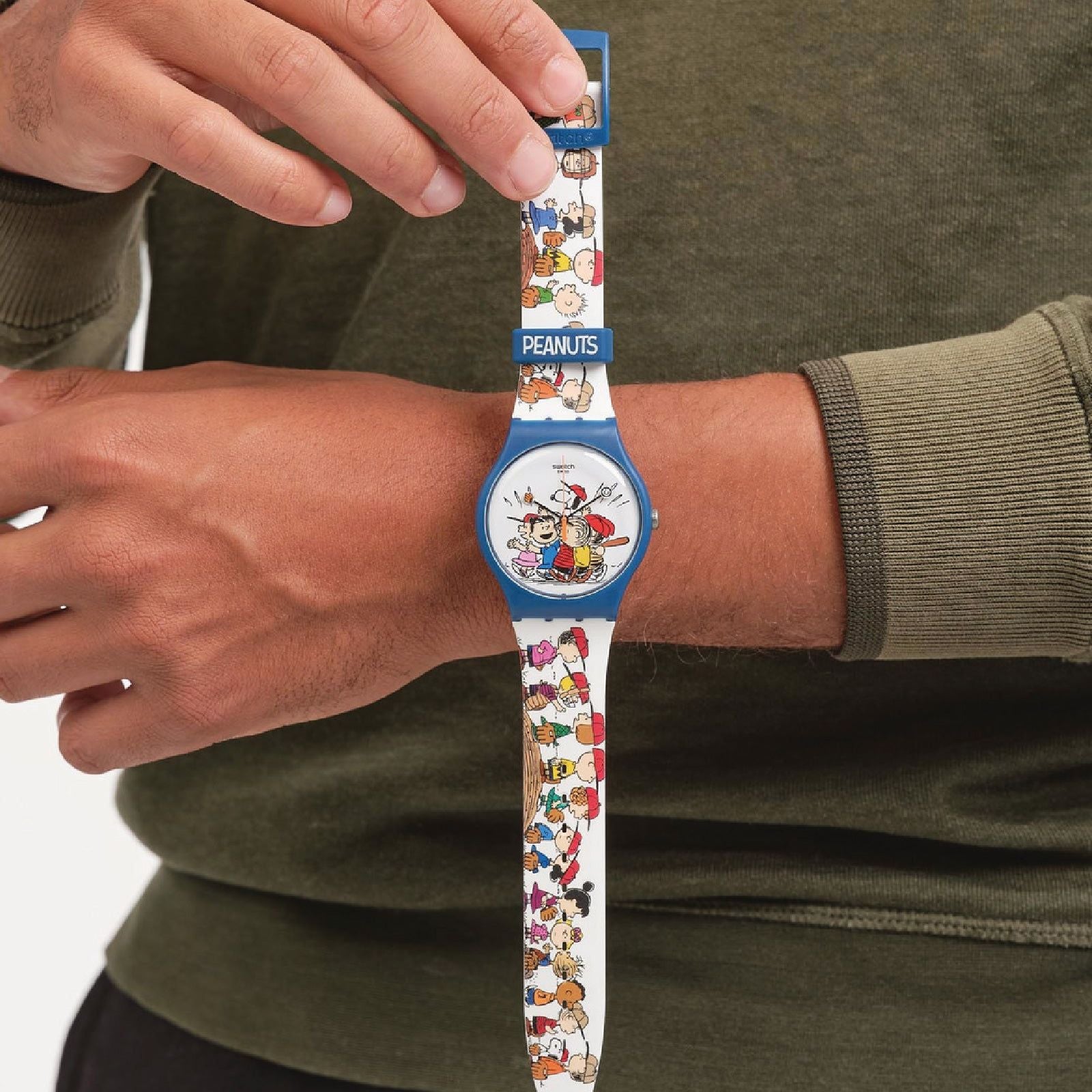 Orologio solo tempo Swatch Peanuts unisex SO29Z107-6