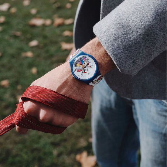 Orologio solo tempo Swatch Peanuts unisex SO29Z107-7