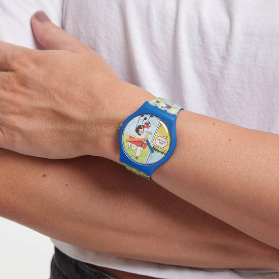 Orologio solo tempo Swatch Peanuts unisex SO29Z108-3