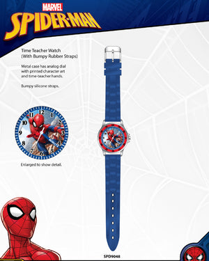 Orologio solo tempo Disney Time Teacher Spiderman da bambino