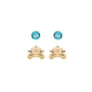 Set di orecchini Disney Princess da donna e da bambina
