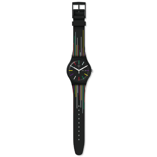 Orologio solo tempo Swatch I Love Your Folk da uomo SUOB729-2
