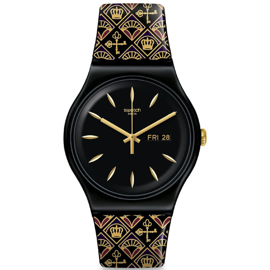 Orologio solo tempo Swatch Knightliness da uomo SUOB730-1