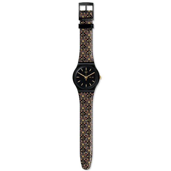 Orologio solo tempo Swatch Knightliness da uomo SUOB730-2