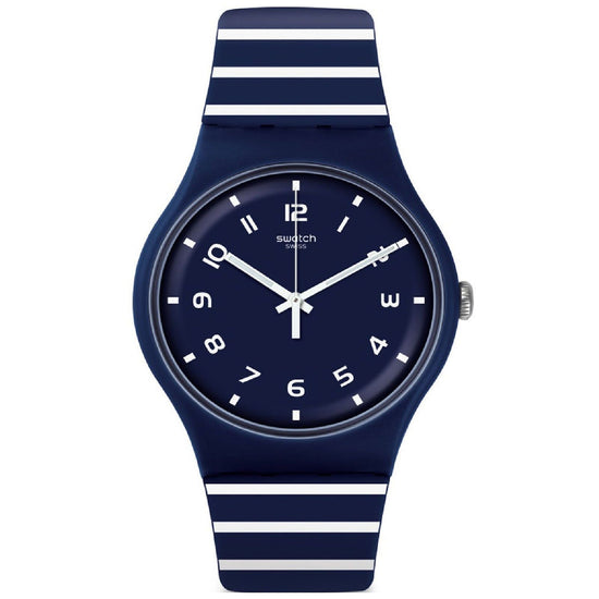 Orologio solo tempo Swatch Mediterranean Views da uomo SUON130-1