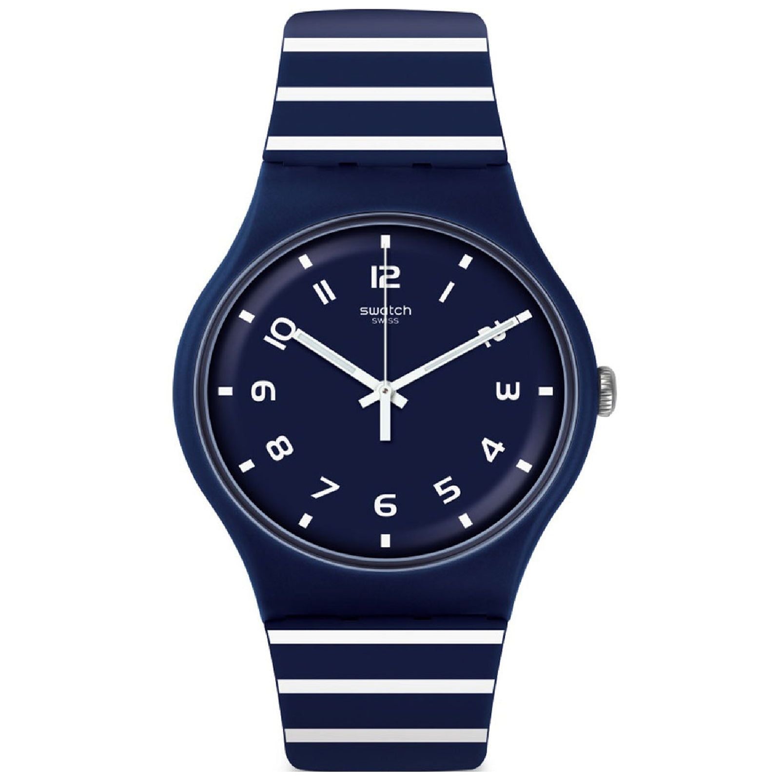 Orologio solo tempo Swatch Mediterranean Views da uomo SUON130-1