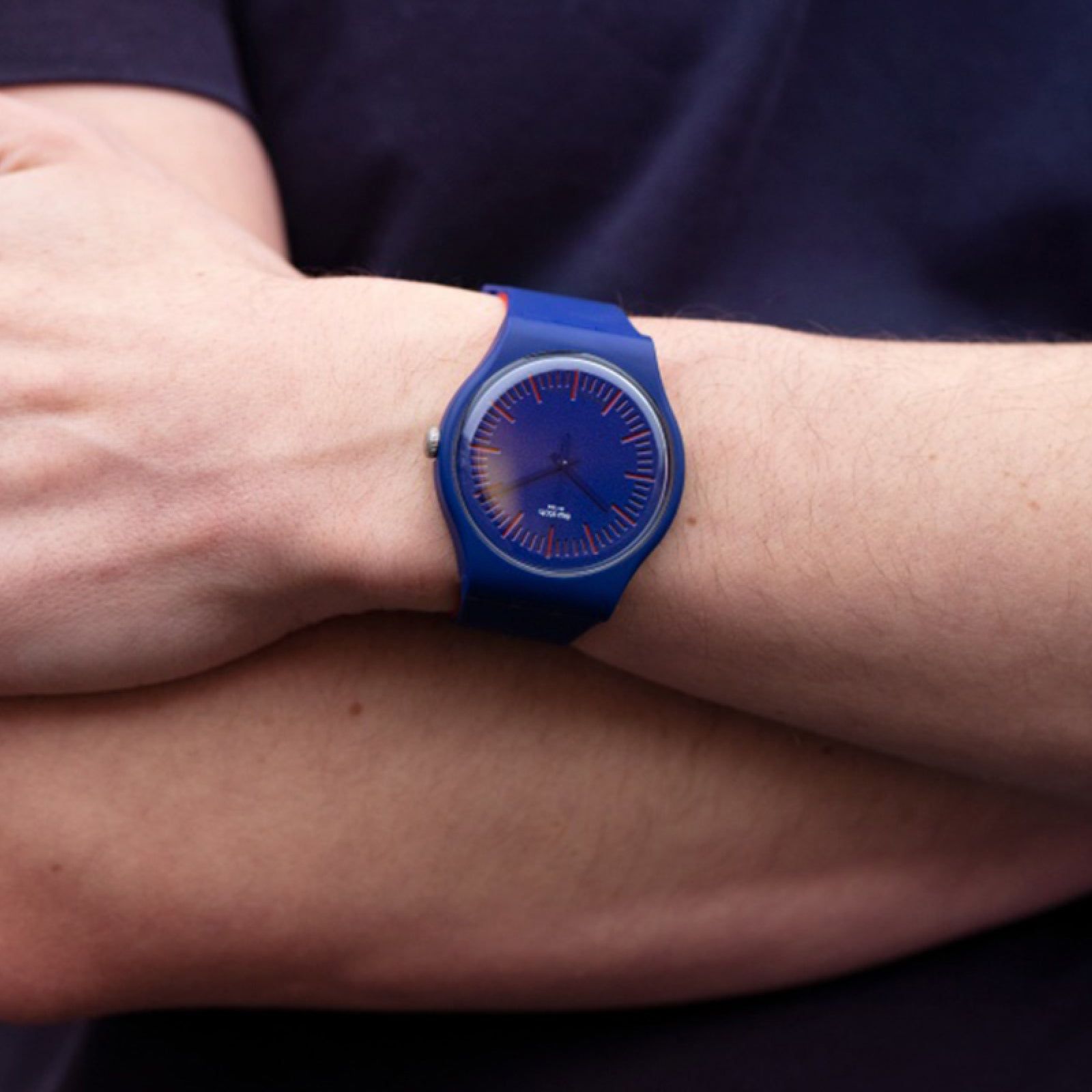 Orologio solo tempo Swatch Monthly Drops da uomo SUON146-3