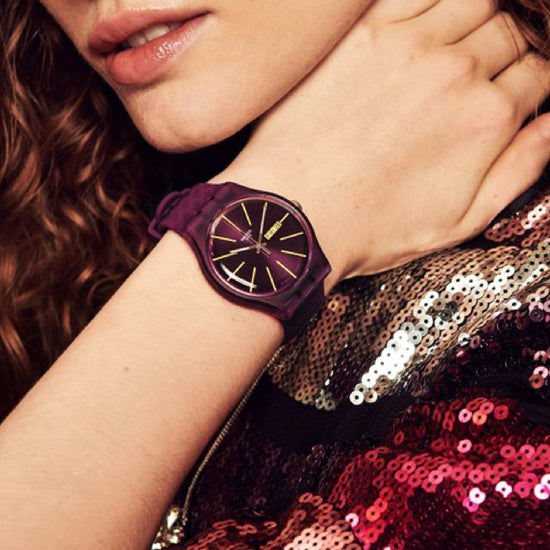 Orologio solo tempo Swatch I Love Your Folk da uomo SUOR709-3