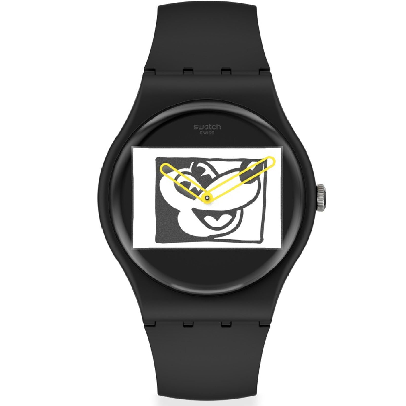 Orologio solo tempo Swatch Keith Haring da uomo SUOZ337-1