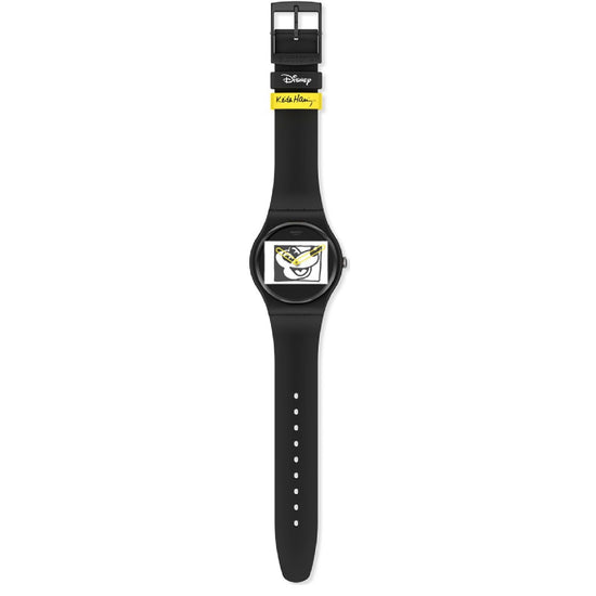Orologio solo tempo Swatch Keith Haring da uomo SUOZ337-2