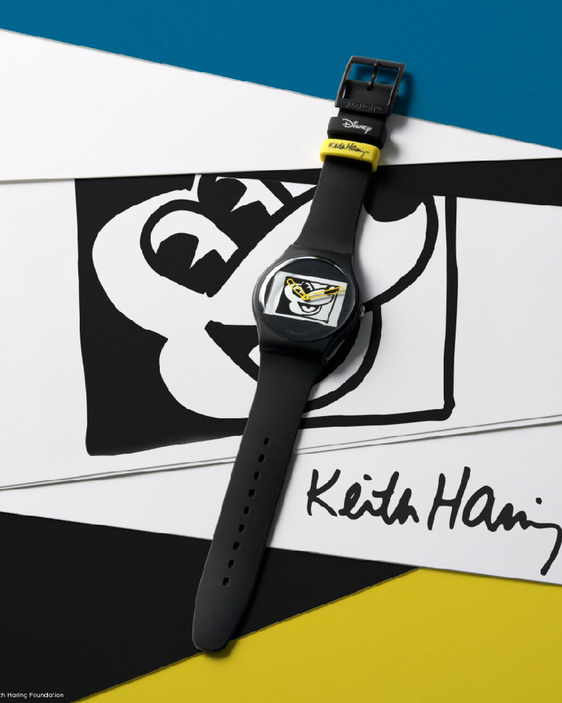 Orologio solo tempo Swatch Keith Haring da uomo