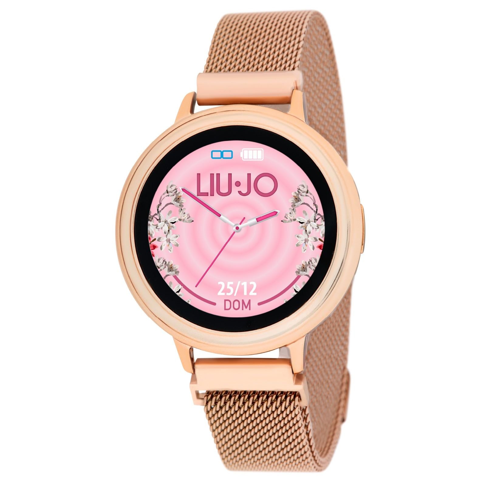 OROLOGIO DONNA SMARTWATCH EYE GLEAM GOLD CON CRISTALLI BIANCHI LIU-JO