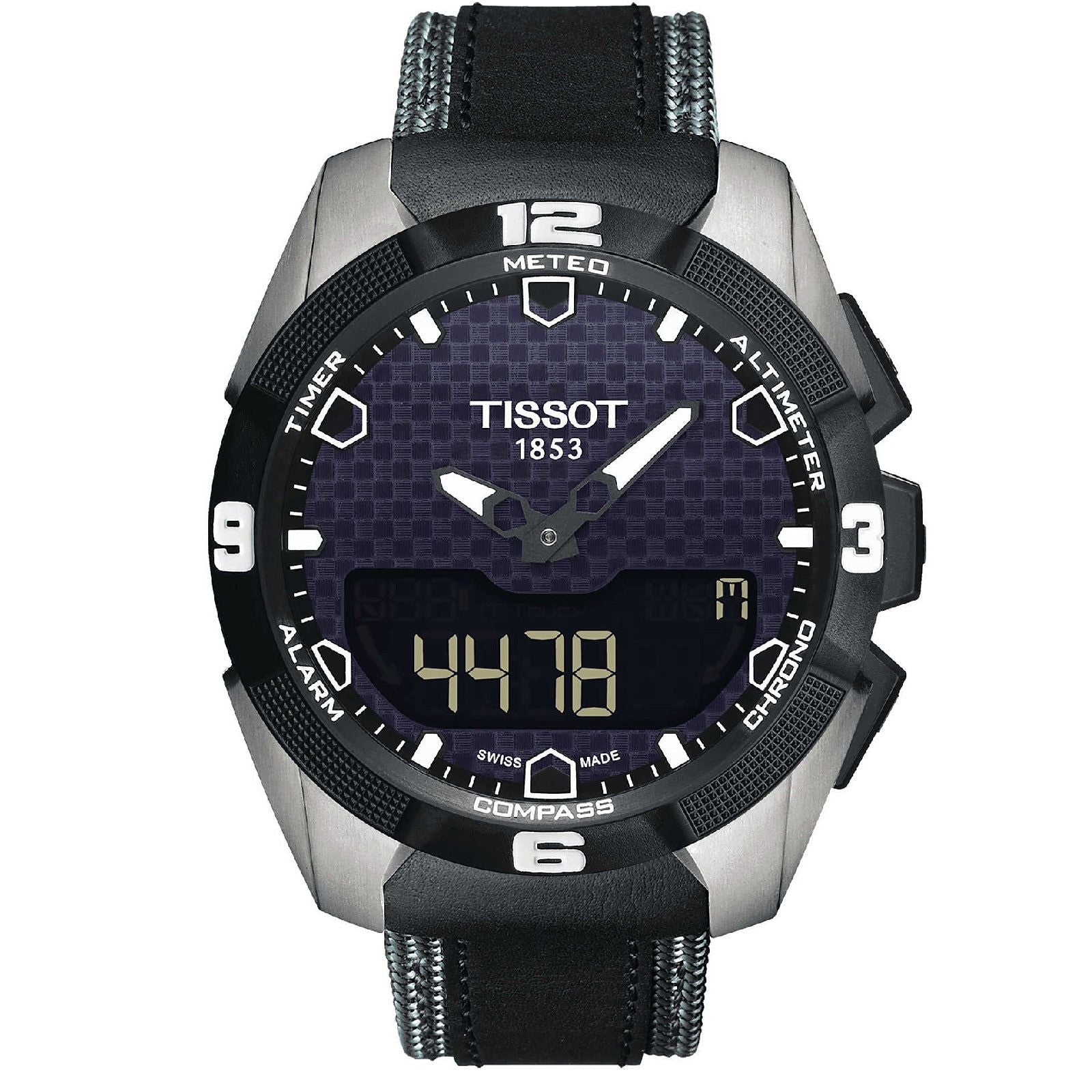 Orologio digitale e analogico Tissot Touch Collection da uomo T0914204605101-1