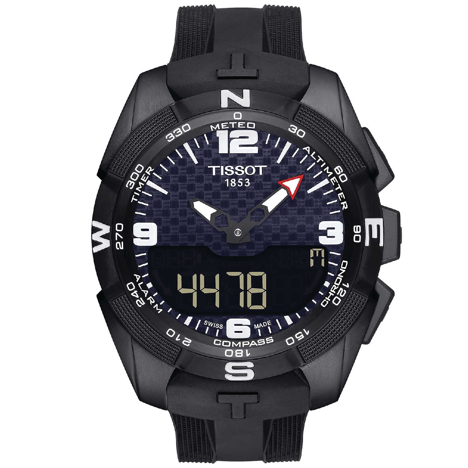 Orologio digitale e analogico Tissot Touch Collection da uomo T0914204705701-1