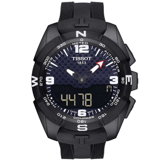 Orologio digitale e analogico Tissot Touch Collection da uomo T0914204705701-1