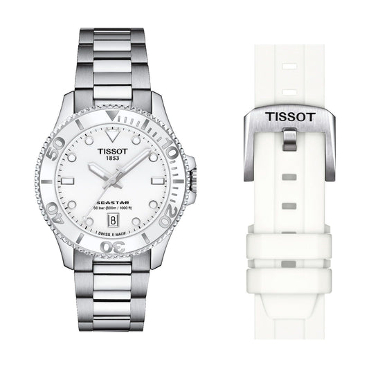 Orologio solo tempo Tissot T-Sport Seastar unisex T1202101101100-1