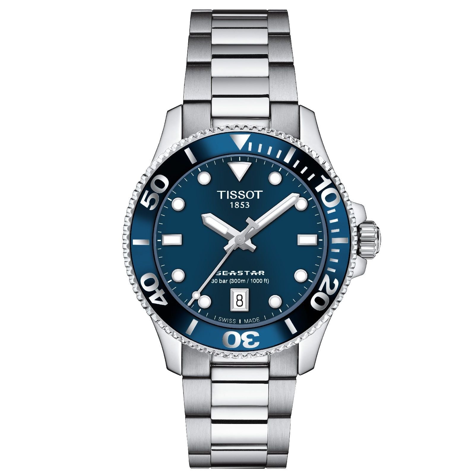 Orologio solo tempo Tissot T-Sport Seastar unisex T1202101104100-1