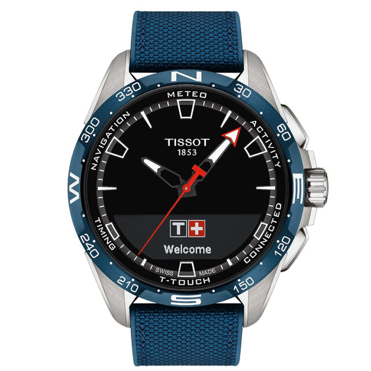 Orologio multifunzione Tissot Touch Collection Connect Solar da uomo T1214204705106-1