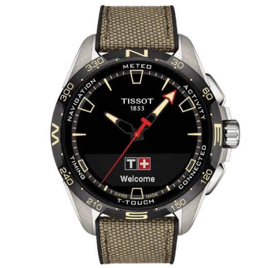 Orologio multifunzione Tissot Touch Collection Connect Solar da uomo T1214204705107-1
