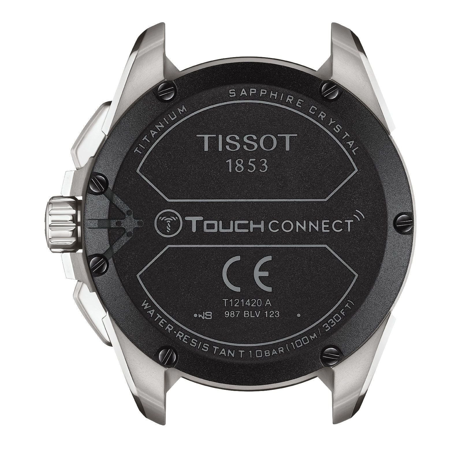 Orologio multifunzione Tissot Touch Collection Connect Solar da uomo T1214204705107-2