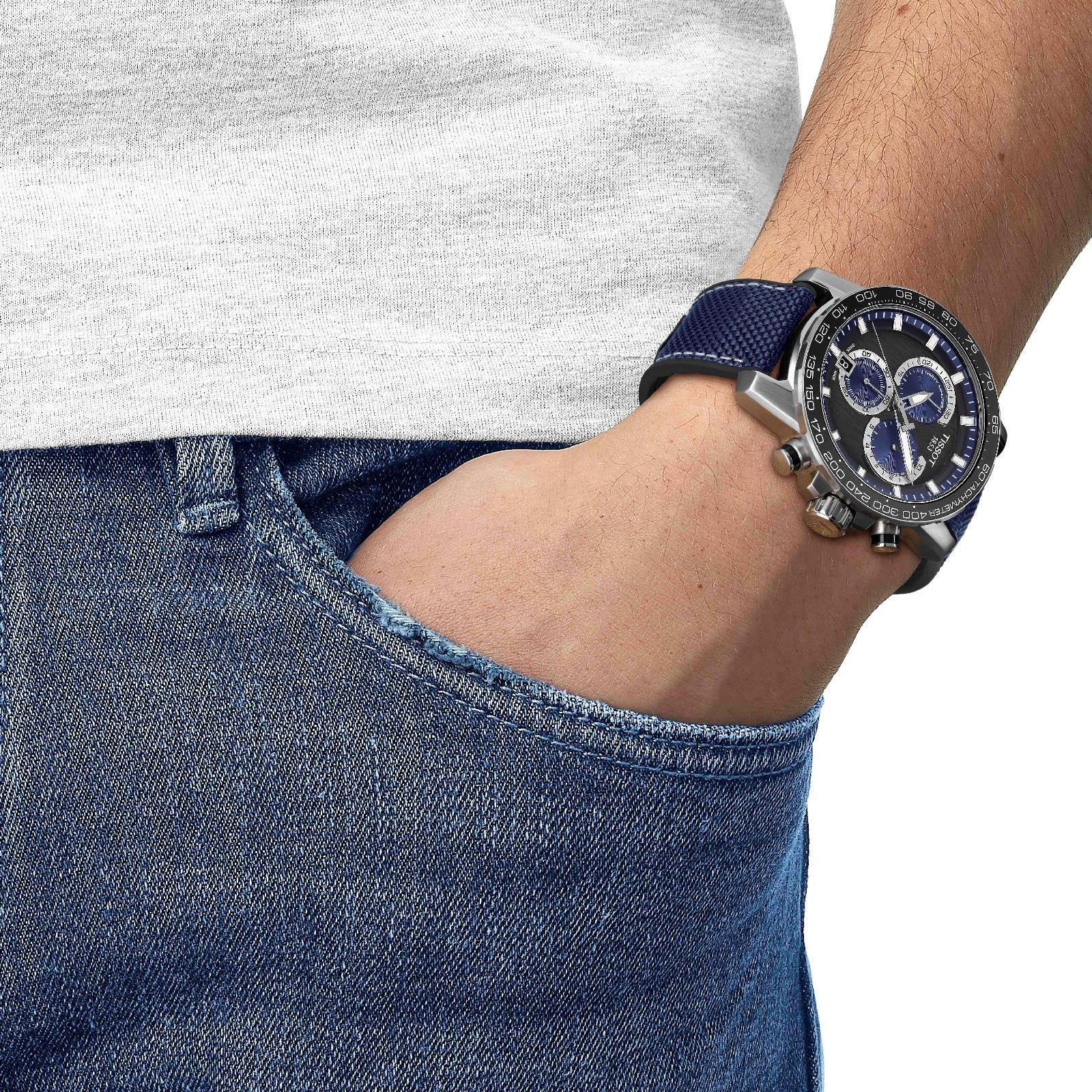 Orologio cronografo Tissot T-Sport da uomo T1256171705103-4