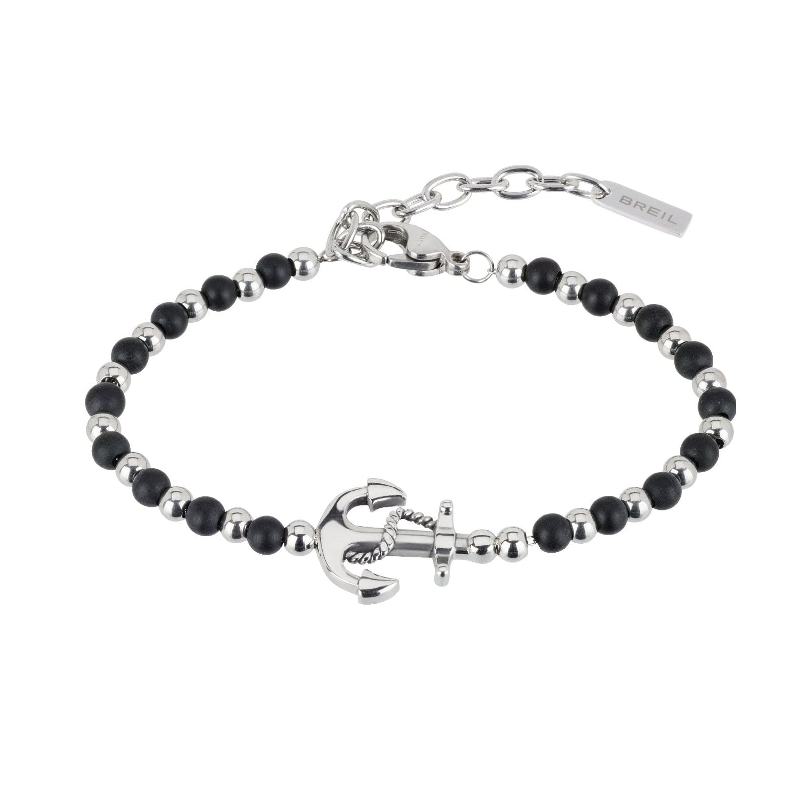 Bracciale Breil Black Onyx da uomo TJ2407-1