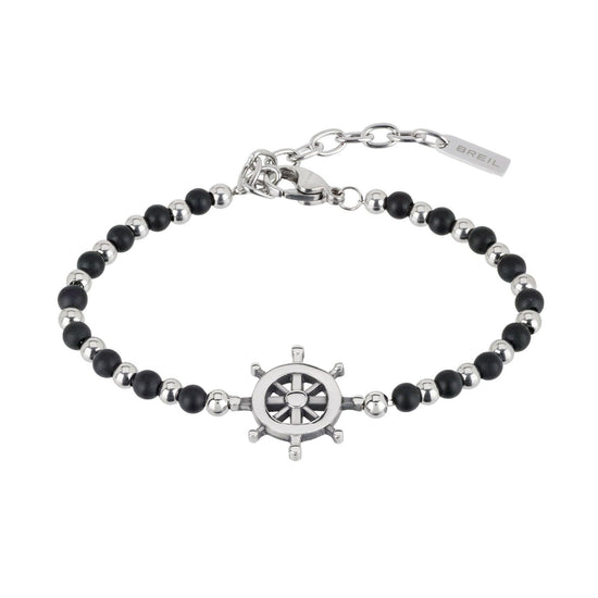 Bracciale Breil Black Onyx da uomo TJ2408-1