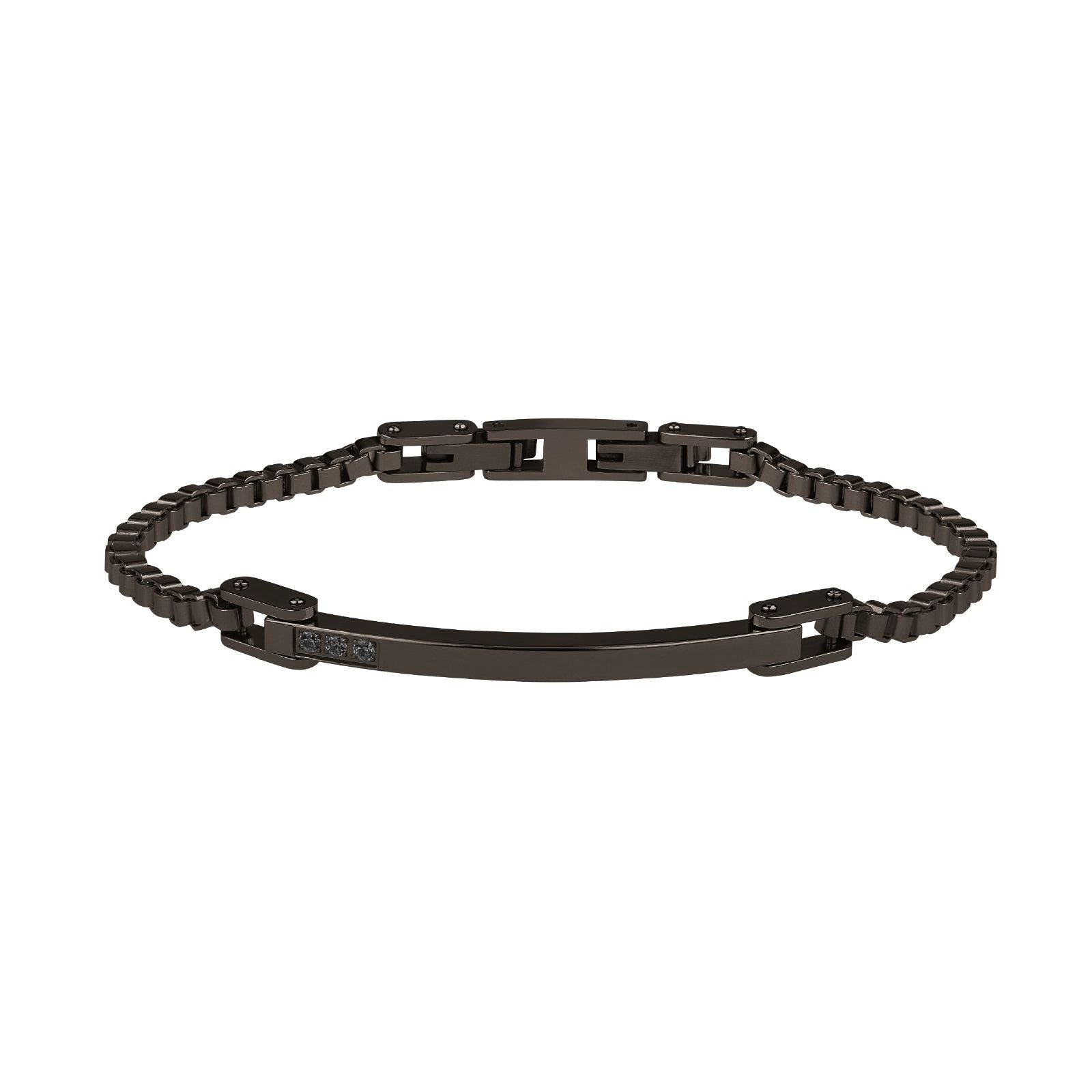 Bracciale Breil Black Diamond da uomo TJ2746-1