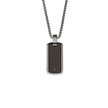 Collana Breil Black Diamond da uomo TJ2747-1