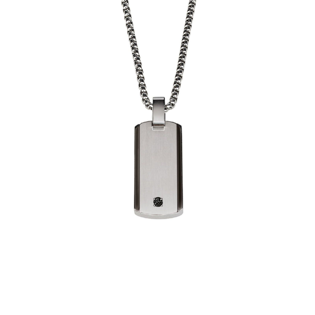 Collana Breil Black Diamond da uomo