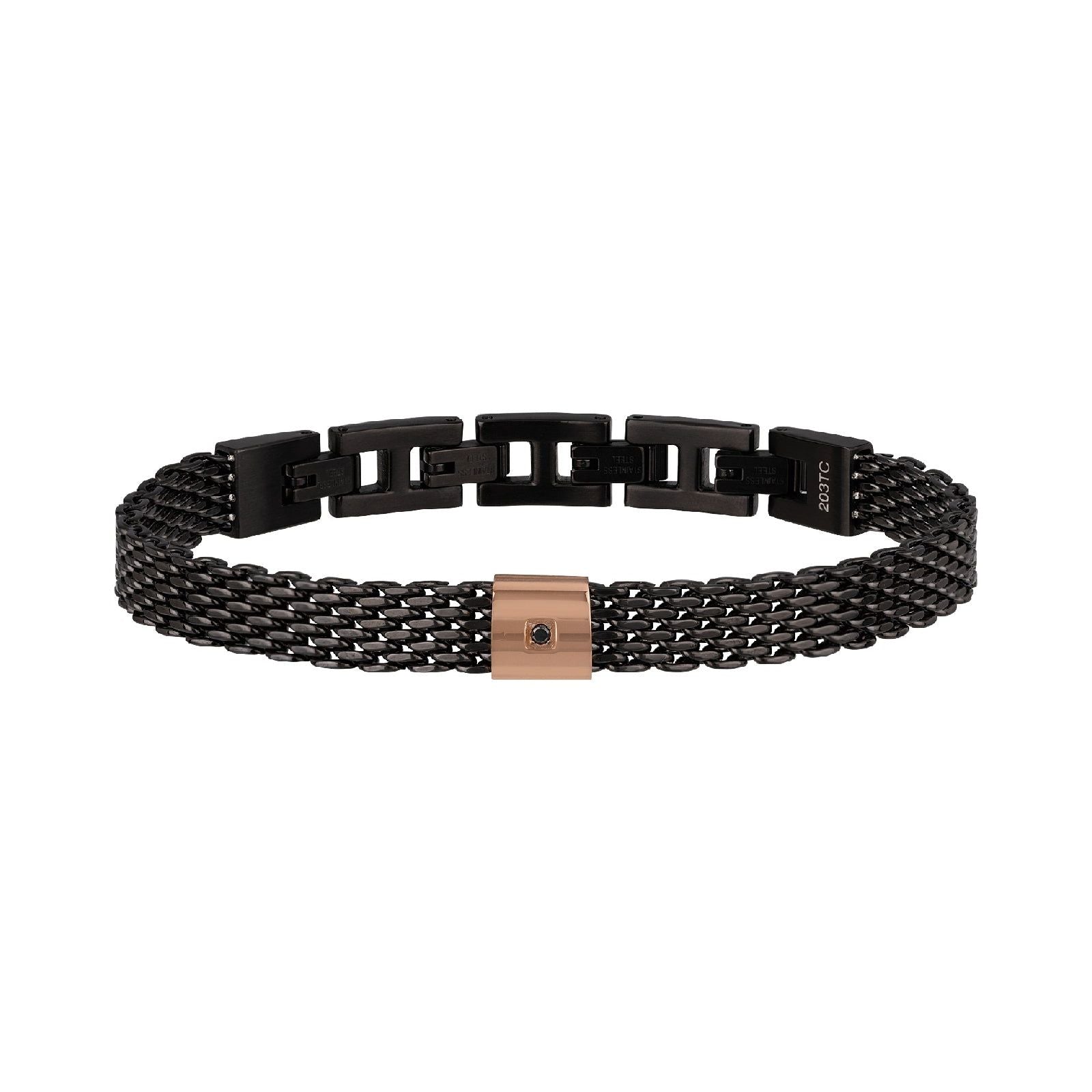 Bracciale Breil Black Diamond da uomo TJ2956-1