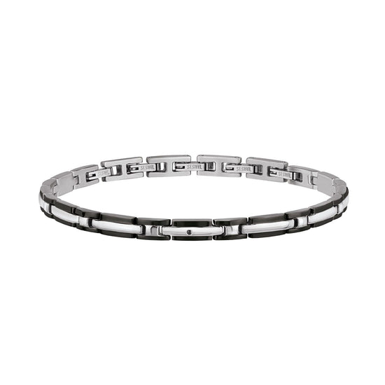 Bracciale Breil Black Diamond da uomo TJ3074-1