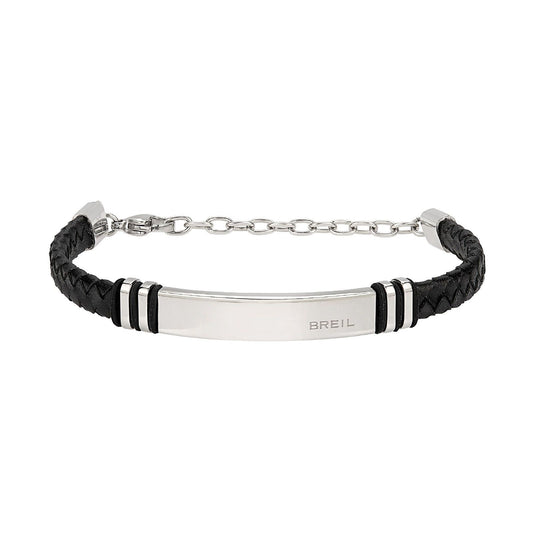 Bracciale Breil Leather Twine da uomo TJ3357-1