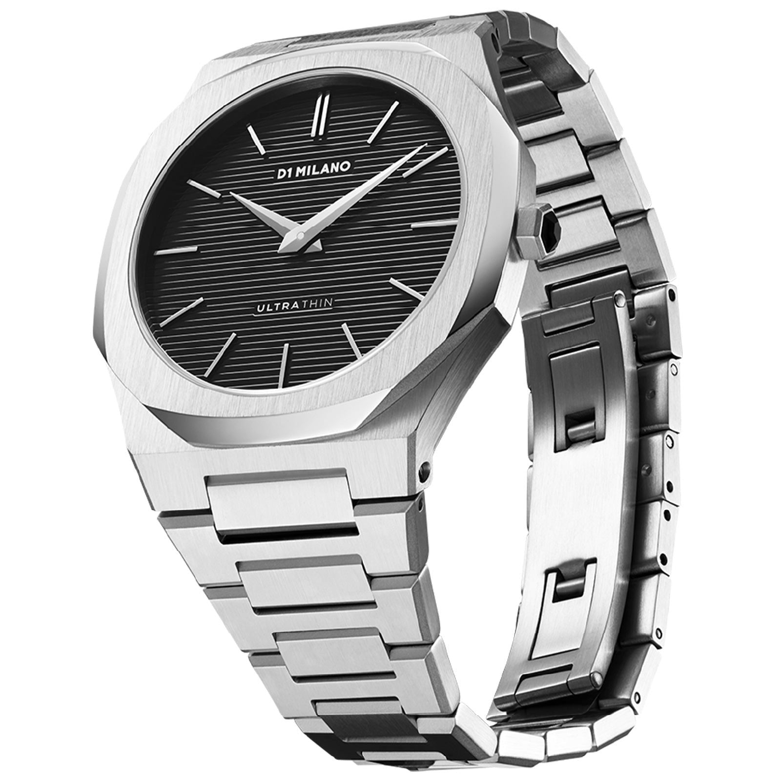 Orologio solo tempo D1 Milano Ultra Thin da uomo in acciaio UTBJ14-2