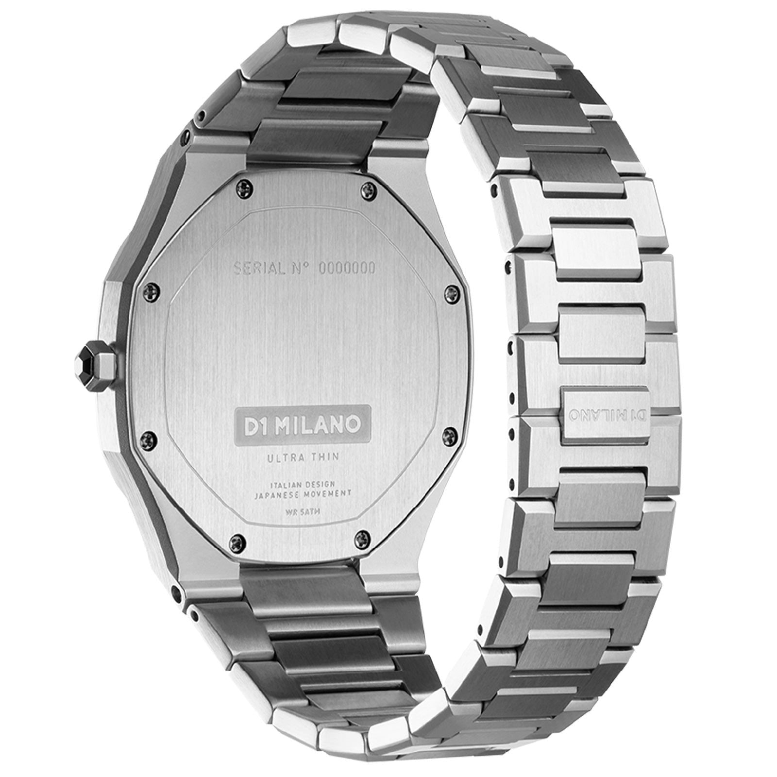 Orologio solo tempo D1 Milano Ultra Thin da uomo in acciaio UTBJ14-3
