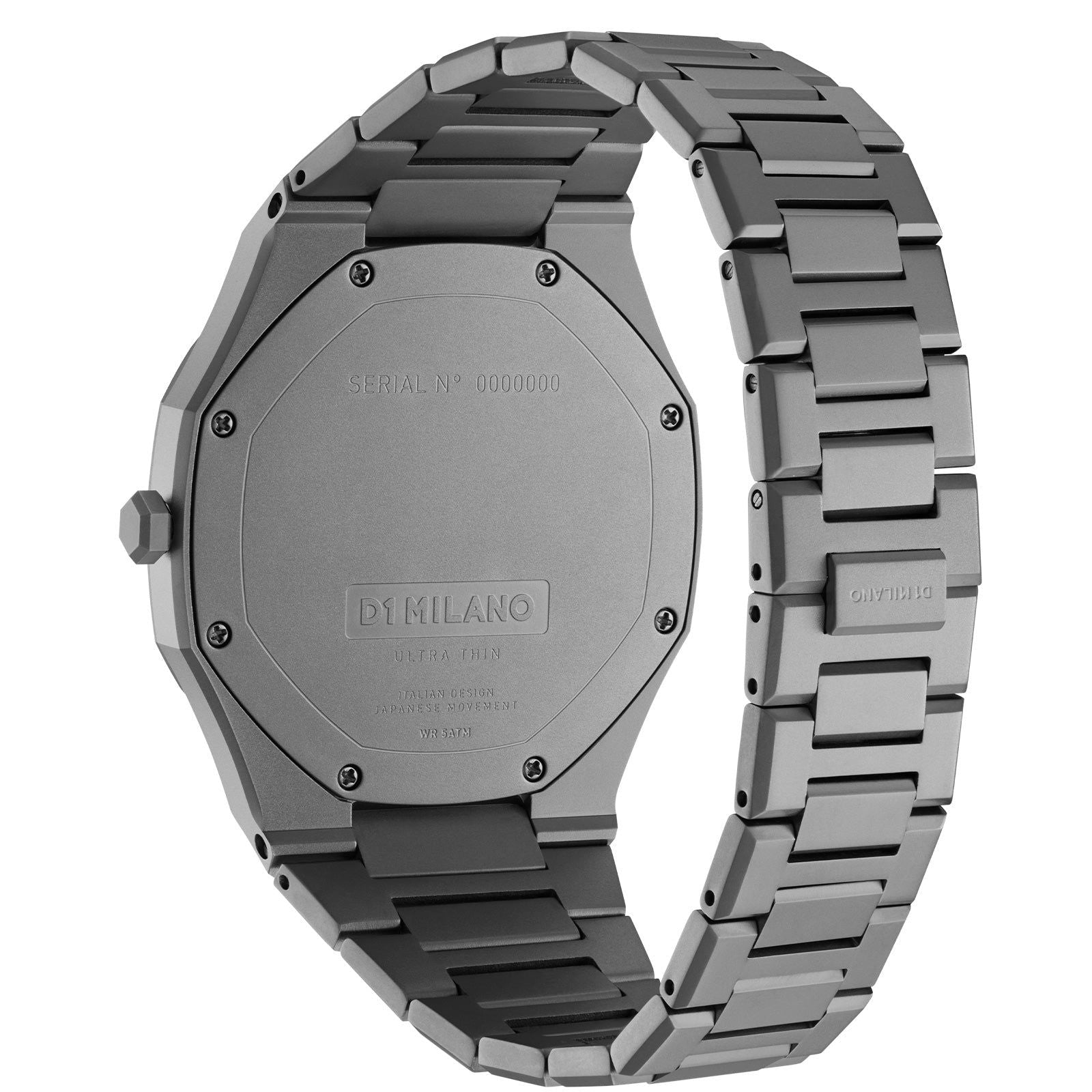 Orologio solo tempo D1 Milano Ultra Thin da uomo in acciaio UTBJ22-3
