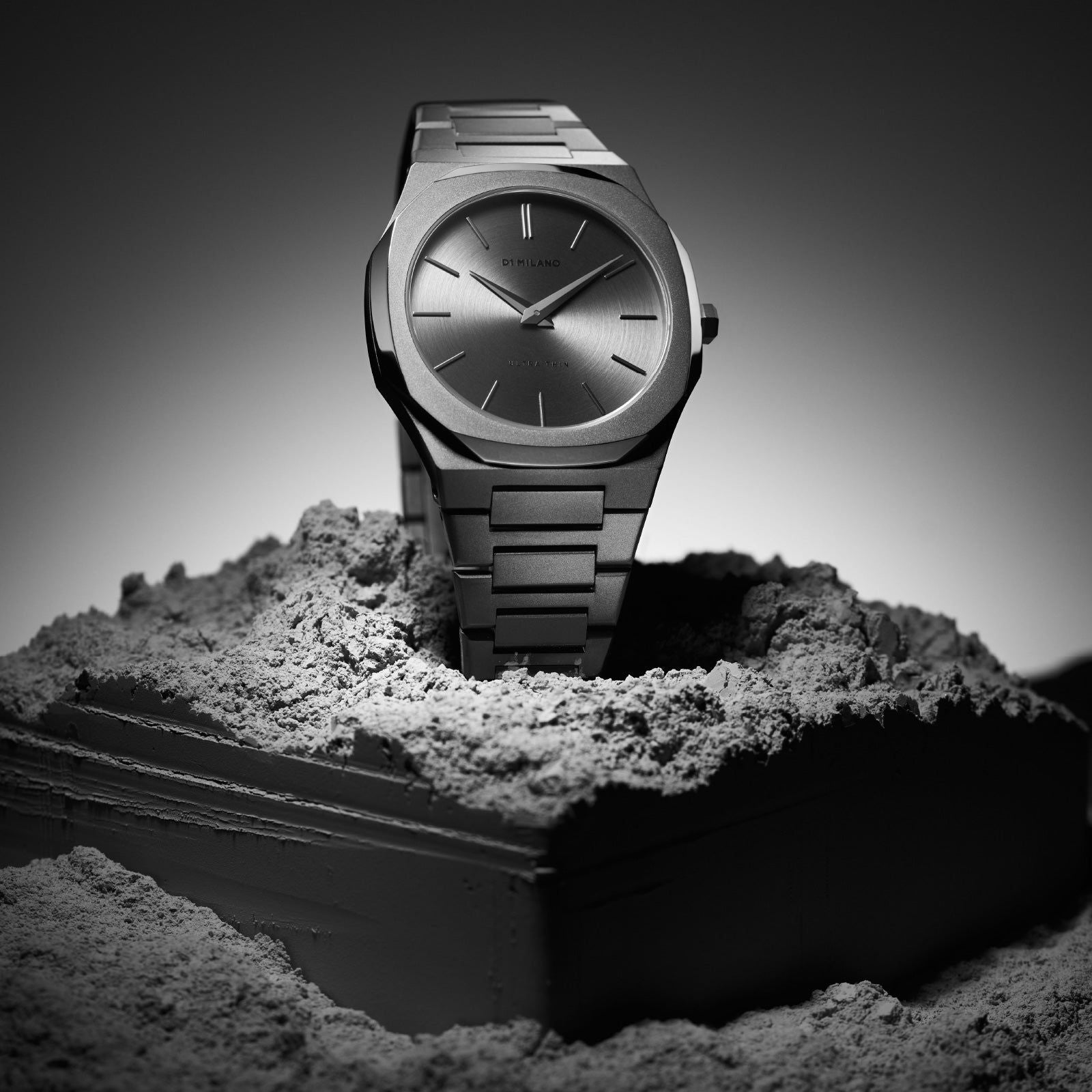 Orologio solo tempo D1 Milano Ultra Thin da uomo in acciaio UTBJ22-4