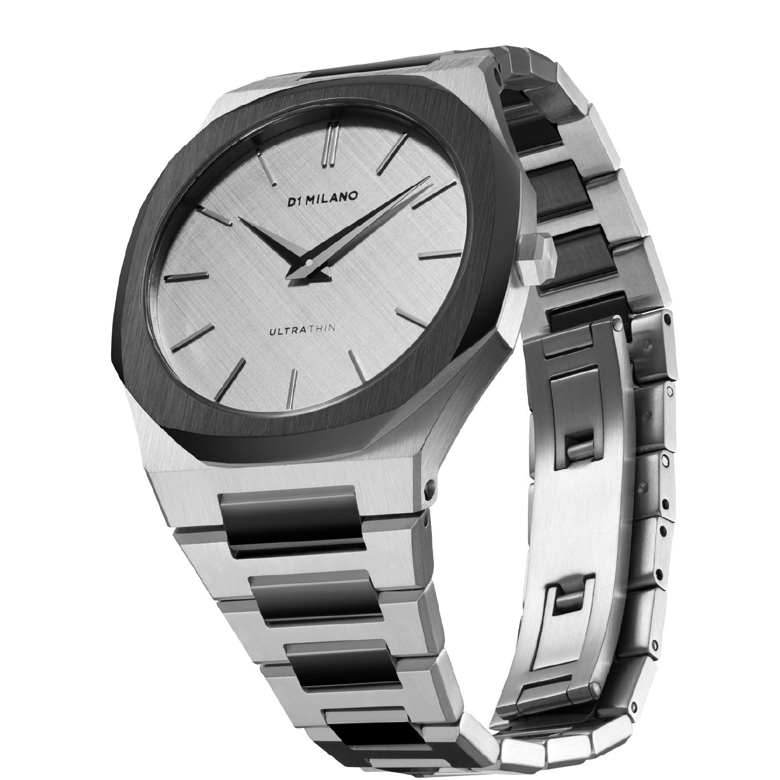 Orologio solo tempo D1 Milano Ultra Thin unisex in acciaio UTBU06-2