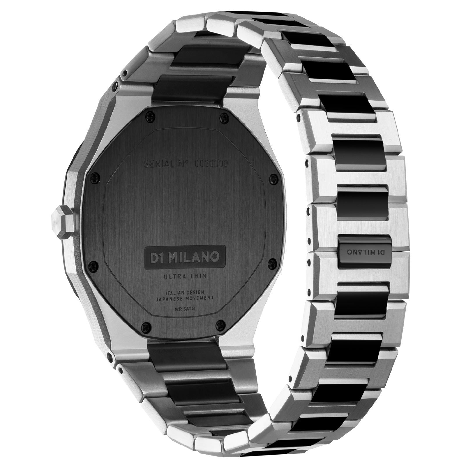 Orologio solo tempo D1 Milano Ultra Thin unisex in acciaio UTBU06-3