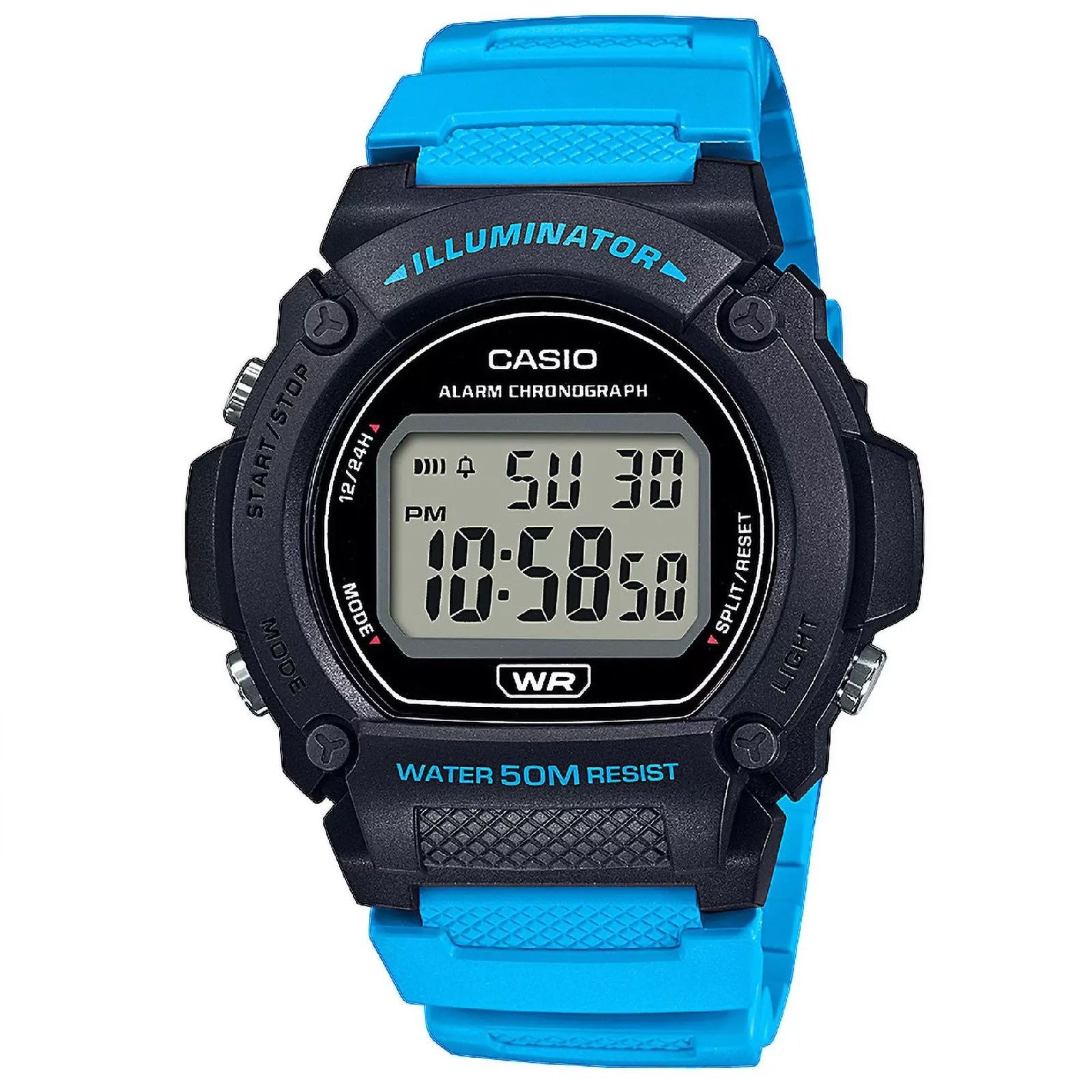 Orologio digitale Casio Collection da uomo W-219H-2A2VEF-1