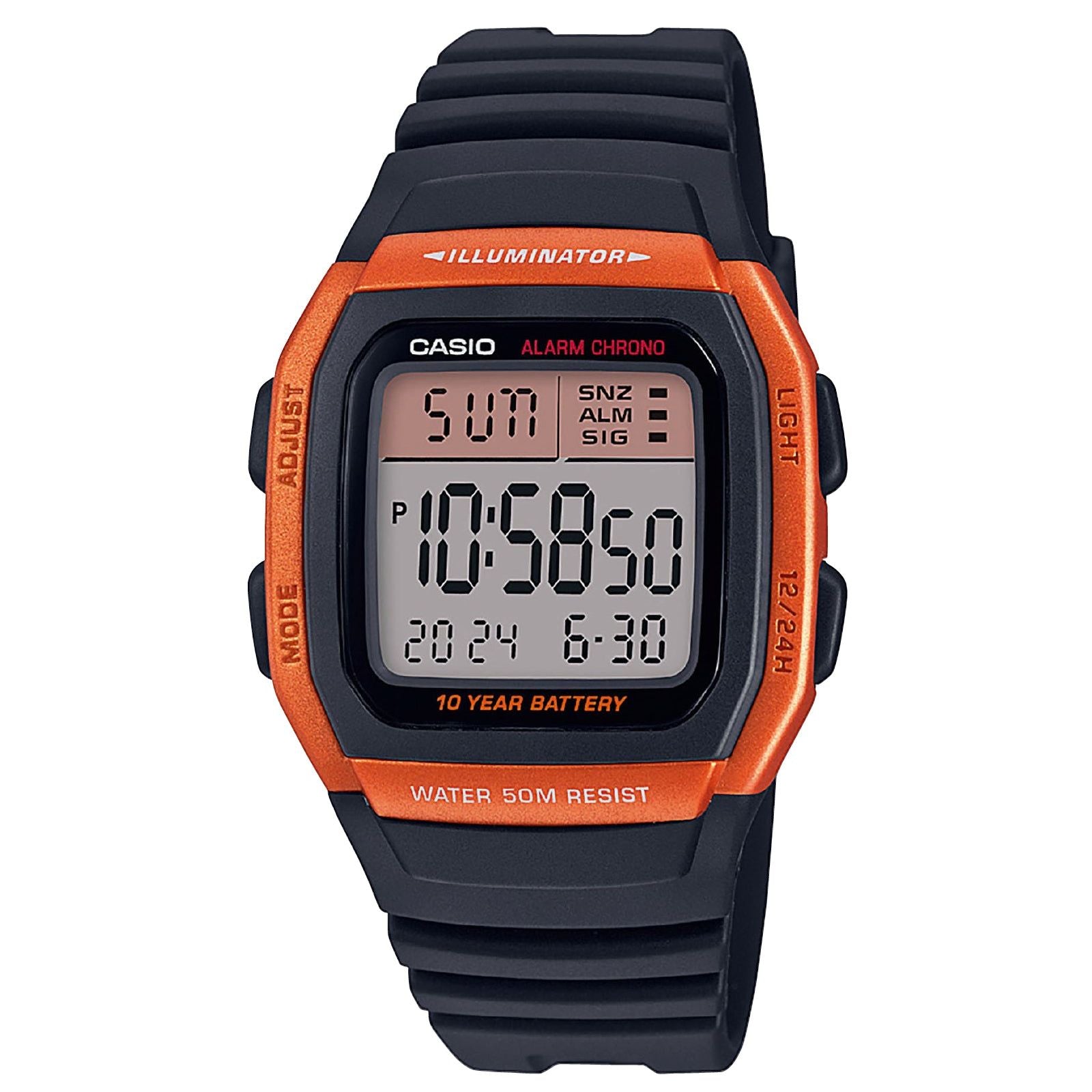 Orologio digitale Casio Collection unisex W-96H-4A2VEF-1